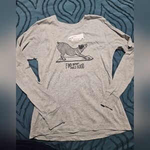 NWT Yoga with Adriene Benji Find what feels good long sleeved tshirt, child's M